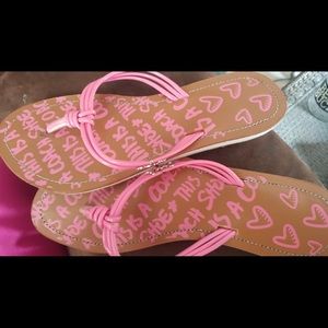 Coach flip flops